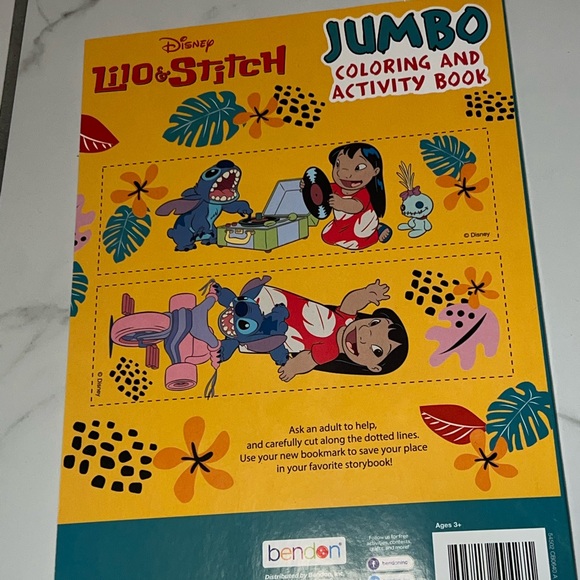 Disney | Toys | Disney Lilo And Stitch Jumbo Coloring And Activity Book ...